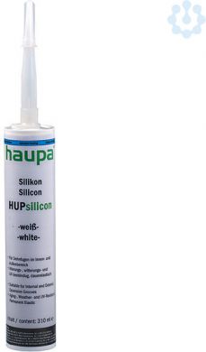 Haupa Silikons HUPsilicon balts 310ml priekš deformētām šuvēm 170202 | Elektrika.lv