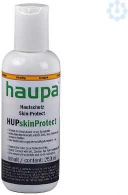Haupa Ādas aizsarglīdzeklis HUPskinProtect 250ml, nepieļauj ādas nonākšanu saskarē ar eļļu, taukiem, darvu, krāsām un citām vielām 170116 | Elektrika.lv
