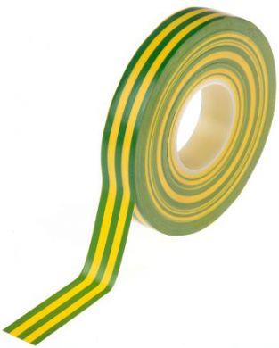 3M Temflex 1500 Izolācijas lente, dzeltens/zaļš, 19mmx20m E15KV19 | Elektrika.lv