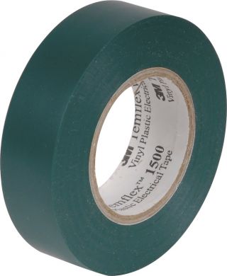 3M Temflex 1500 Izolācijas lente, zaļš, 19mm x 20m E15VI19 | Elektrika.lv