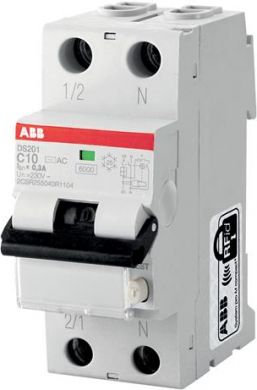 ABB DS201-B16-AC30 2P B16 30mA Kombinētās strāvas noplūdes automātslēdzis 2CSR255080R1165 | Elektrika.lv