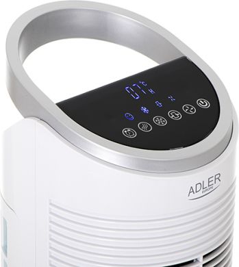 ADLER Grīdas ventilators AD 7855, 3 ātrumi, 60 W, Diametrs 30 cm, Balts AD 7855 | Elektrika.lv
