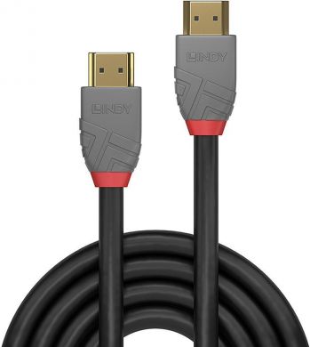 Lindy HDMI-A kabelis, 5m, High Speed, melns, Anthra line 36965 | Elektrika.lv
