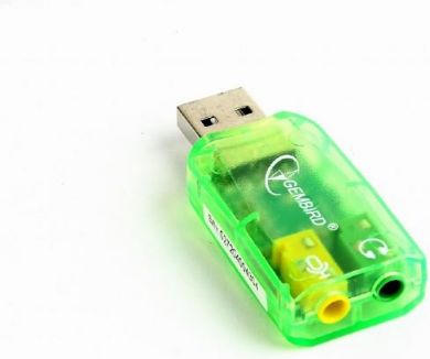 Gembird Skaņas karte, ārējā USB EXT. VIRTUS, 1xAudio-Out, 1xMicrophone, 1xUSB 3.0 SC-USB-01 | Elektrika.lv
