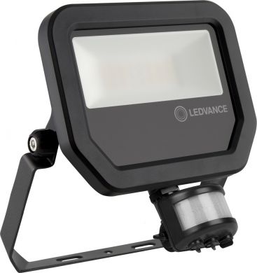 LEDVANCE LED floodlight FL PFM 20W/3000K black, with sensor 4058075460911 | Elektrika.lv