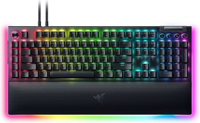 Razer Razer | Mechanical Gaming Keyboard | BlackWidow V4 Pro | Gaming Keyboard | RGB LED light | NORD | Wired | Black | Numeric keypad | Green Switches RZ03-04680600-R3N1