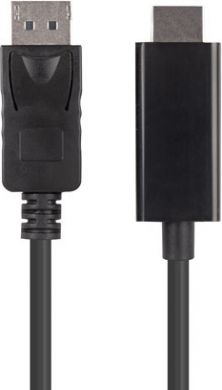 Lanberg Lanberg | DisplayPort Male | HDMI Male | DisplayPort to HDMI Cable | DP to HDMI | 3 m CA-DPHD-11CC-0050-BK
