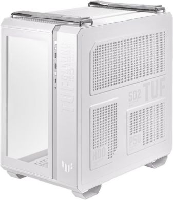 Asus Case ASUS TUF Gaming GT502 TG MidiTower Not included ATX MicroATX MiniITX Colour White GT502TUFGAMINGTGWHITE GT502TUFGAMINGTGWHIT | Elektrika.lv
