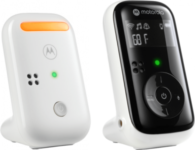  Motorola | Backlit LCD display; Backlit LCD display; Night light; Room temperature monitoring; Adjustable C° and F° temperature reading; Two-way talk; Rechargeable parent unit; DECT Wireless Technology | Audio Baby Monitor | PIP11 | White/Black 505537471238