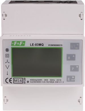 F&F Elektriskais skaitītājs 3F 3x10(100A) LE-03MQ Modbus RTU, 100(5)A; MID 2310 LE-03MQ | Elektrika.lv