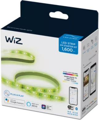 WiZ LED lente, Starter komplekts, Wi-Fi BLE, 20W, 2700-6500(RGB), 1600Lm, 2m, IP20 929002524801 | Elektrika.lv