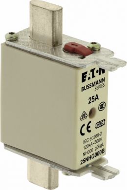 EATON 25A 500V GG/GL NH 000 Drošinātājs 25NHG000B | Elektrika.lv