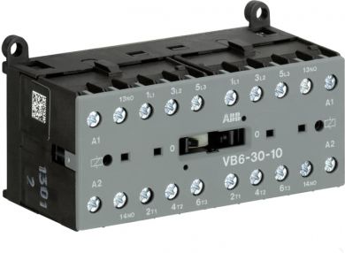 ABB VB6-30-10-80 Mini reversais kotaktors 220...240VAC 3NO 0NC GJL1211901R8100 | Elektrika.lv