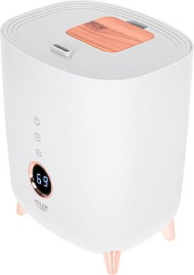 ADLER Adler | AD 7972 | Humidifier | 23 W | Water tank capacity 4 L | Suitable for rooms up to 35 m² | Ultrasonic | Humidification capacity 150-300 ml/hr | White AD 7972 WHITE