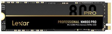 Lexar Dysk SSD Lexar Professional NM800 Pro 512GB M.2 2280 PCI-E x4 Gen4 NVMe (LNM800P512G-RNNNG) Lexar LNM800P512G-RNNNG | Elektrika.lv