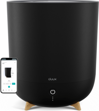 Duux Duux | Neo | Smart Humidifier | Water tank capacity 5 L | Suitable for rooms up to 50 m² | Ultrasonic | Humidification capacity 500 ml/hr | Black DXHU30