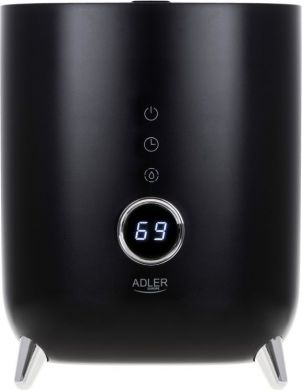 ADLER Adler | AD 7972 | Humidifier | 23 W | Water tank capacity 4 L | Suitable for rooms up to 35 m² | Ultrasonic | Humidification capacity 150-300 ml/hr | Black AD 7972 BLACK