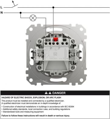 Schneider Electric Выключатель 10AX белый Sedna Design SDD111101 | Elektrika.lv