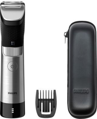 Philips Philips | BT9810/15 | Beard Trimmer | Cordless and corded | Number of length steps 30 | Step precise 0.4 mm | Black/Silver BT9810/15